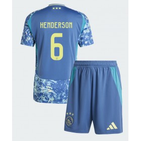 Ajax Jordan Henderson #6 Borta Kläder Barn 2024-25 Kortärmad (+ Korta byxor)